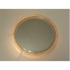 Vintage 70's backlit acrylic (resin) wall mirror, nice illuminated   292509756903